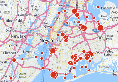 NYC Fecal Matter Map